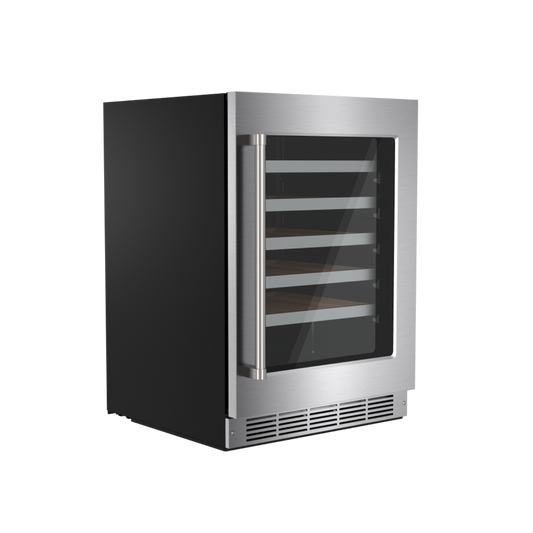 Thor Kitchen 24-Inch Single Zone Wine Cooler, 46 Wine Bottle Capacity – TWC24US