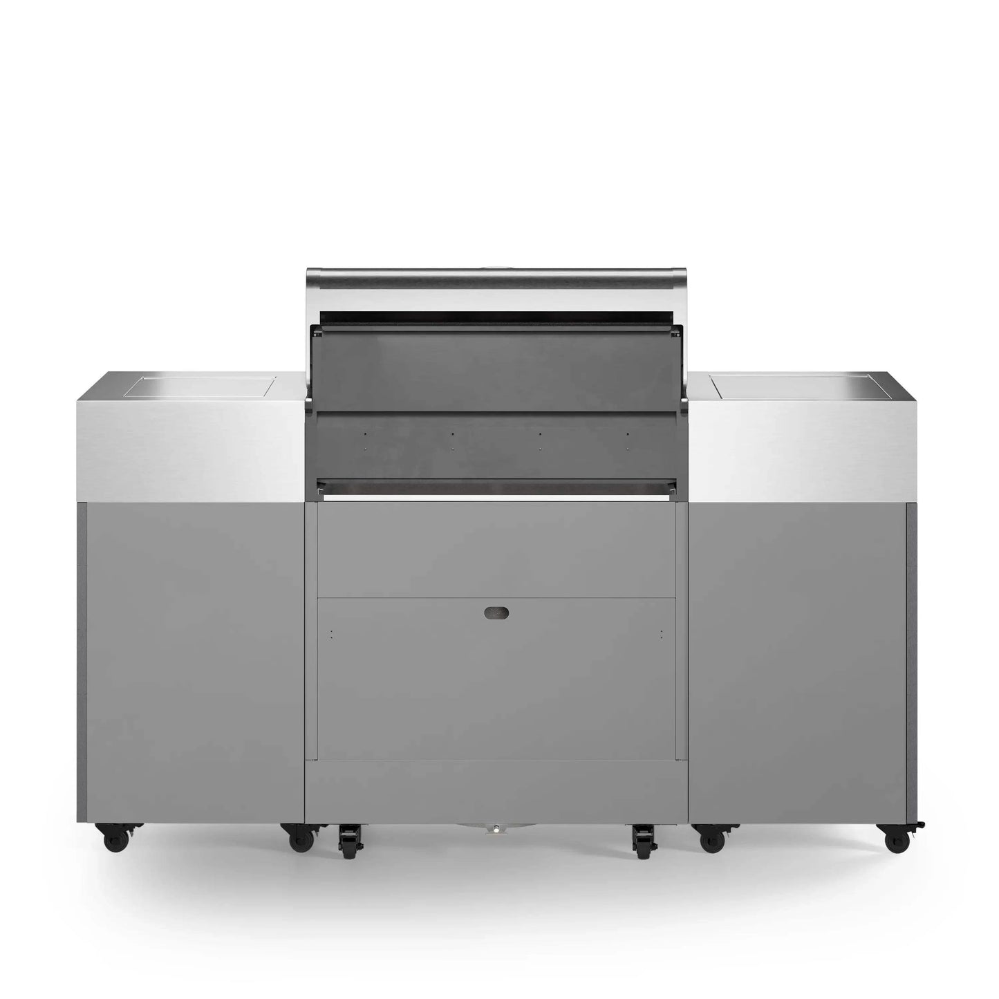 TYTUS Fresno 5-Burner LP/NG Convertible Grill in Stainless Steel + Shadow Stone - TDT-021-0702