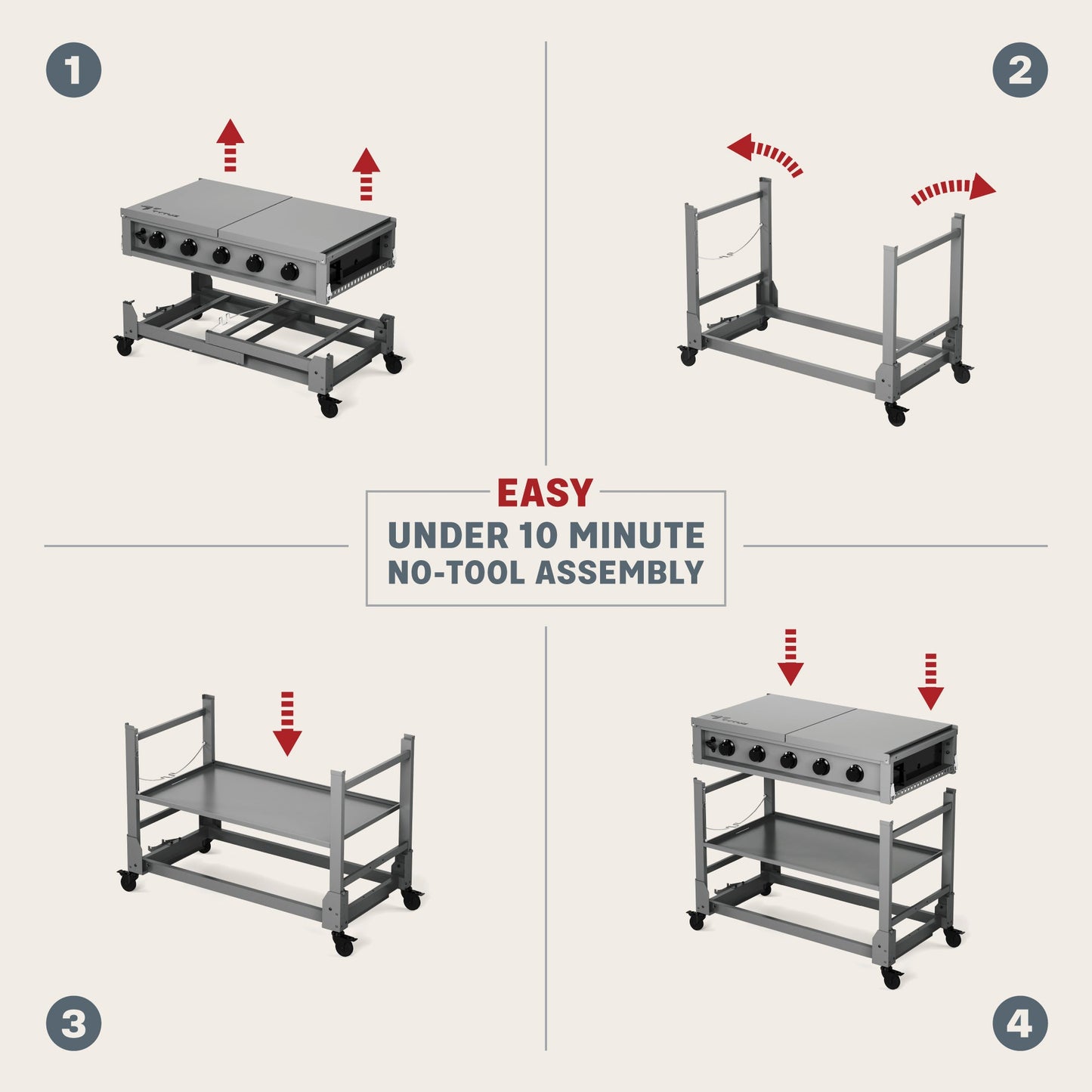TYTUS Anaheim 5-Burner Griddle - TDT-571-0101
