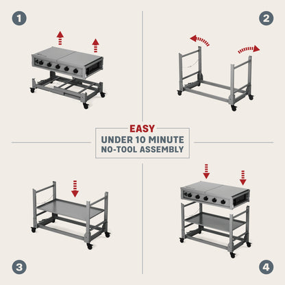 TYTUS Anaheim 5-Burner Griddle - TDT-571-0101
