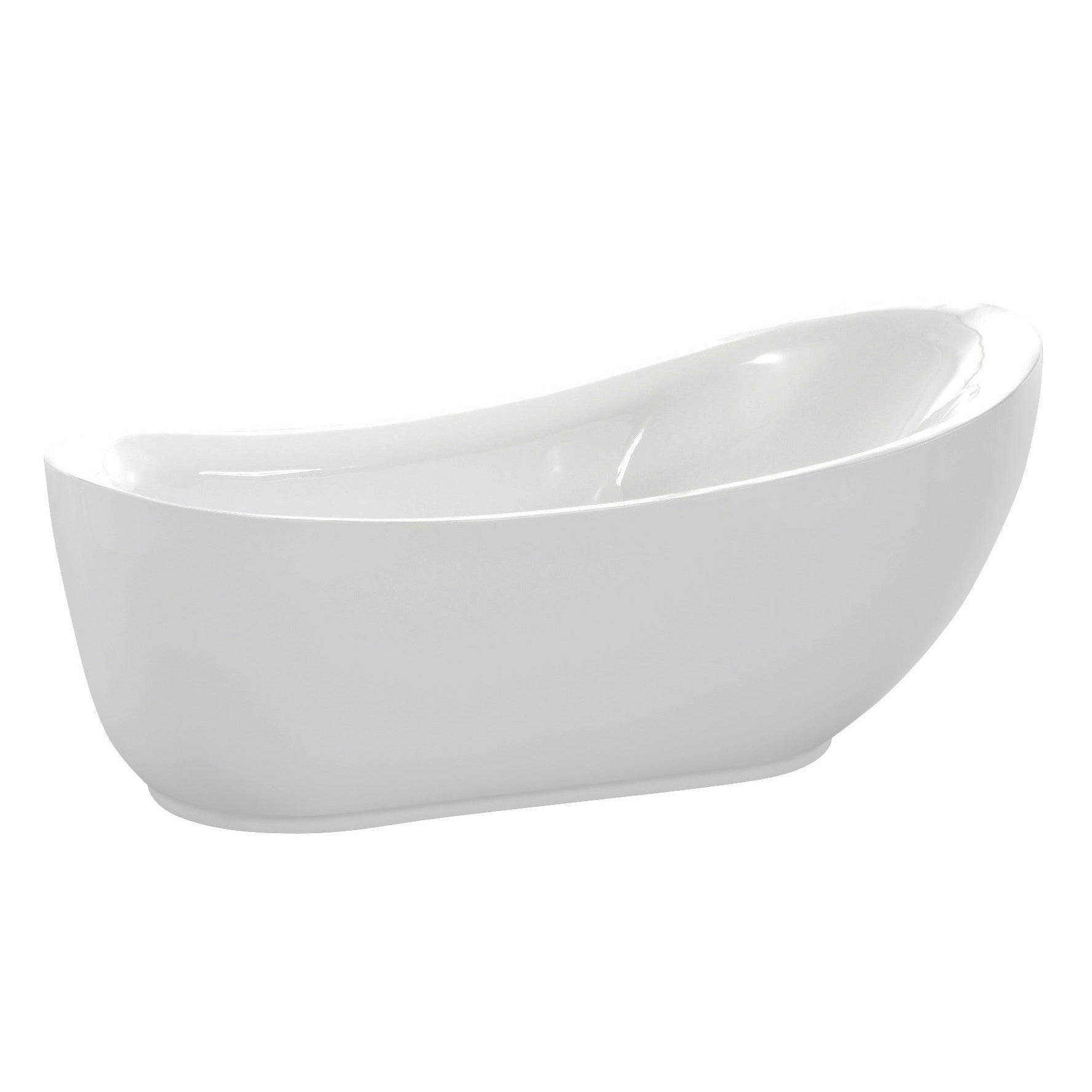 Anzzi Talyah Series 5.92 ft. Freestanding Bathtub in White FT-AZ090 - FT-AZ090