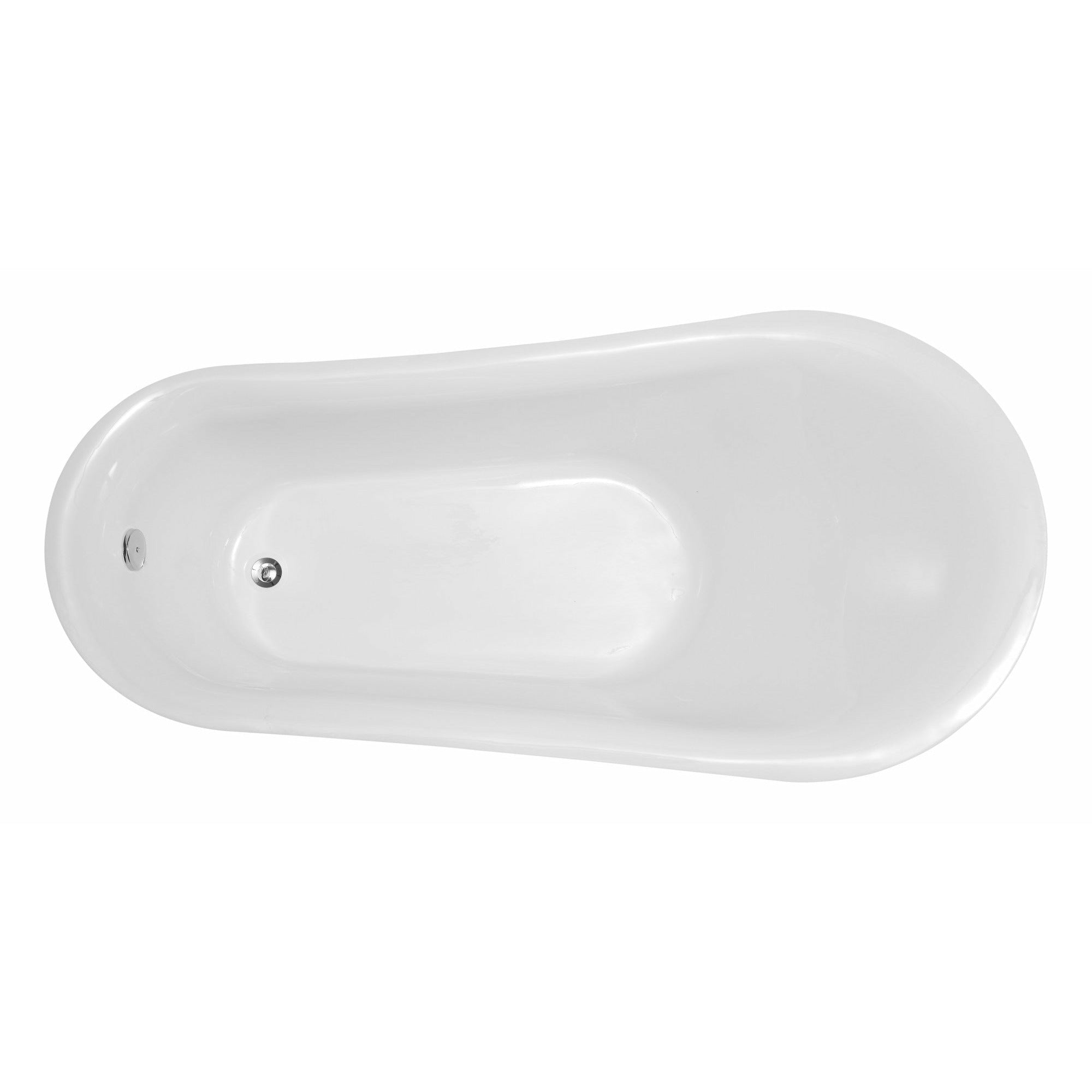 Anzzi Talyah Series 5.92 ft. Freestanding Bathtub in White FT-AZ090 - FT-AZ090