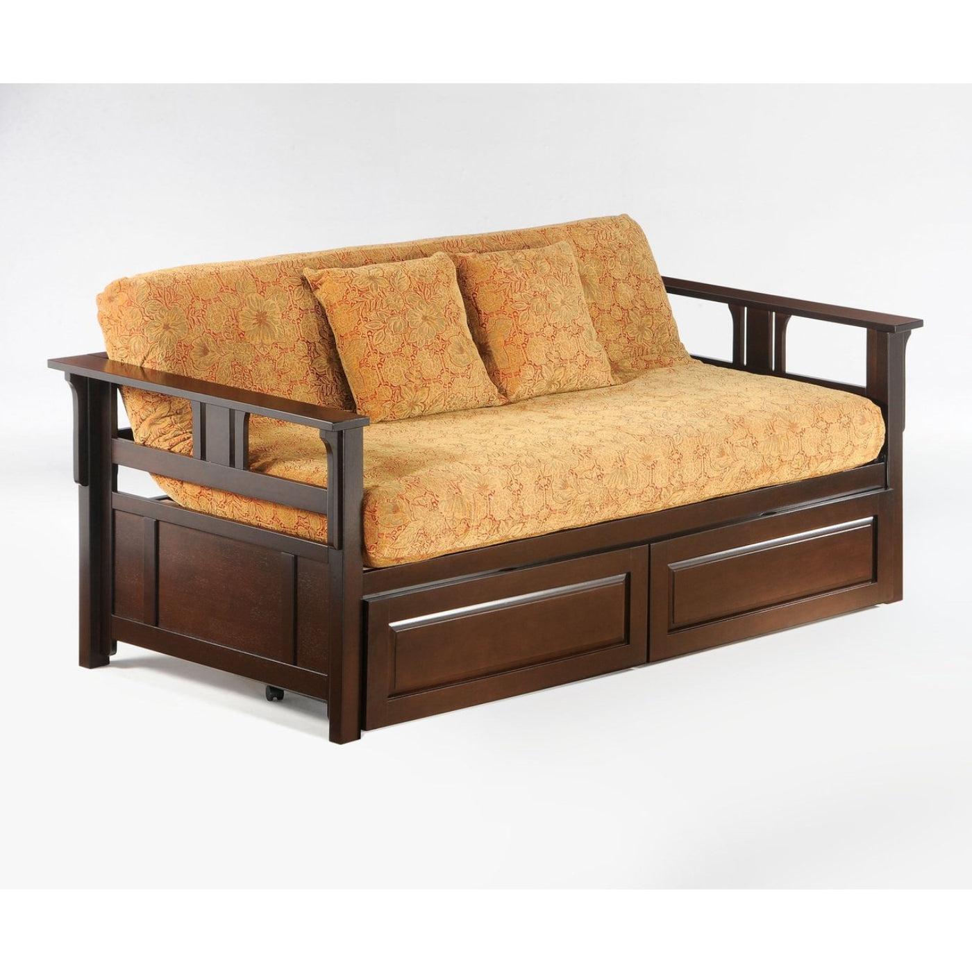 Night and Day Furniture Chocolate Teddy Roosevelt Daybed Complete