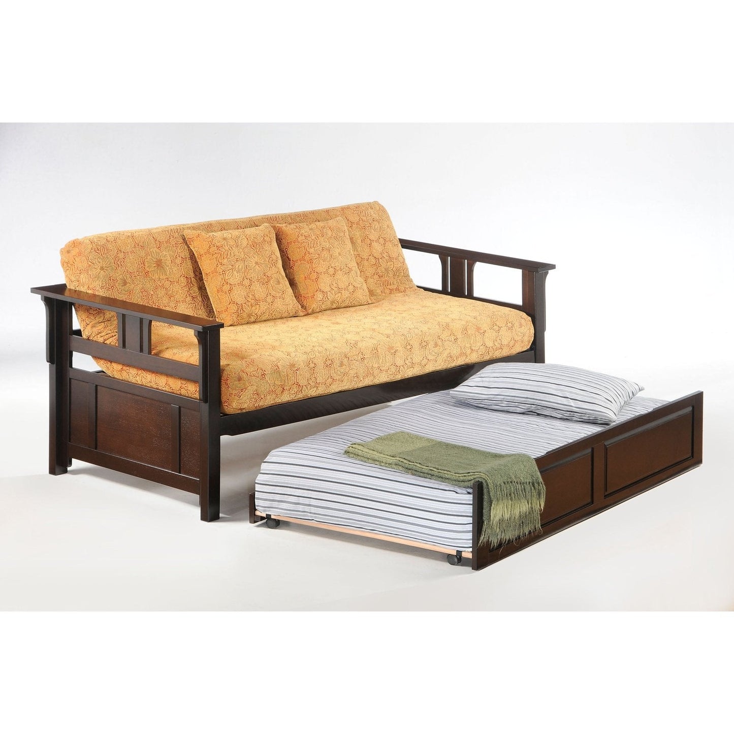 Night and Day Furniture Chocolate Teddy Roosevelt Daybed Complete