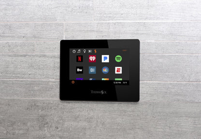 ThermaSol Waterproof 7" Smart Shower Controller The "ThermaTouch" Steam Shower Control Unit