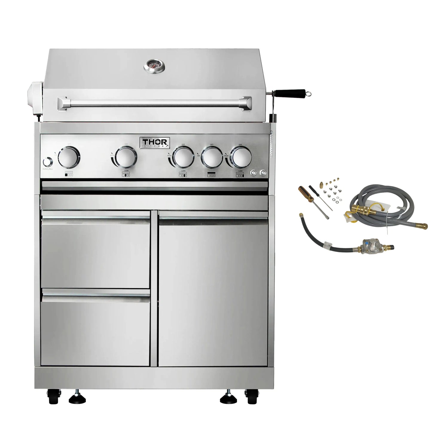 Thor Kitchen 32-Inch Natural Gas Freestanding Grill - AP2-MK-NG