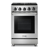 Thor Kitchen 24 in. Professional Propane Gas Range in Stainless Steel, LRG2401ULP