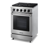 Thor Kitchen 24 in. Professional Propane Gas Range in Stainless Steel, LRG2401ULP