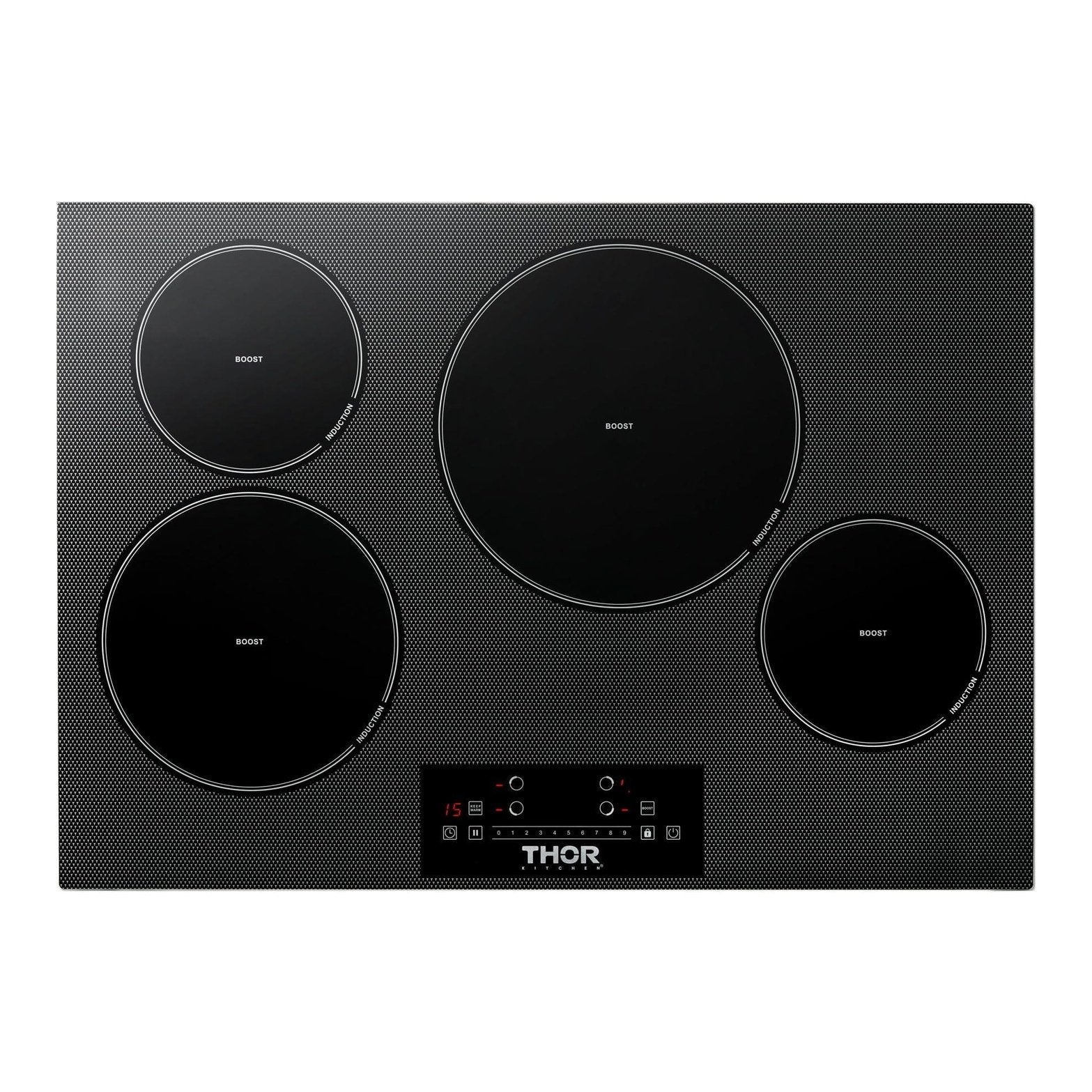 Thor Kitchen 30 Inch Built-In Induction Cooktop with 4 Elements, TIH30