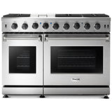 Thor Kitchen 48 in. 6.8 cu. ft. Double Oven Natural Gas Range in Stainless Steel - LRG4807U