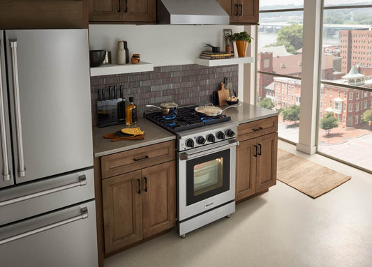 Thor Kitchen 24-Inch 3.7 Cu. Ft. Oven Propane Gas Range with in Stainless Steel - LRG2401ULP