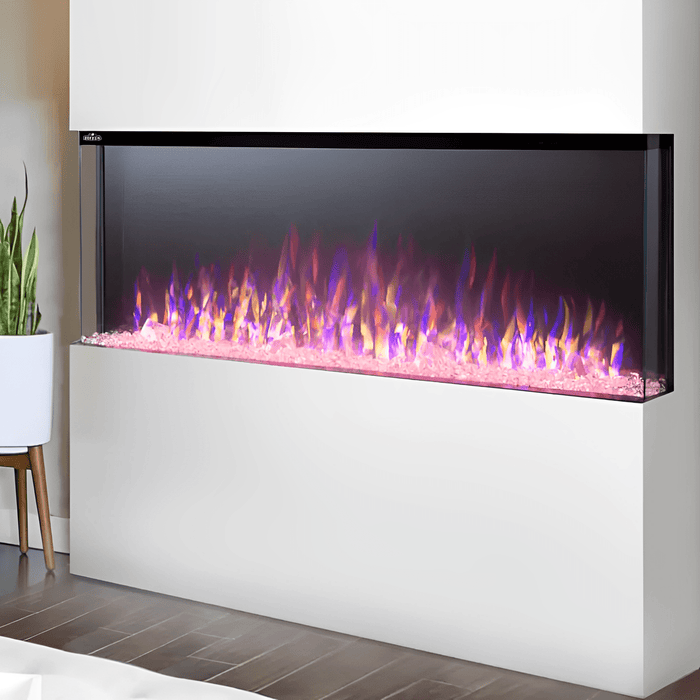 Napoleon Fireplaces Three-Sided Built-in Electric Fireplace, Trivista Primis Series, Napoleon, 50", 60", NEFB50H-3SV