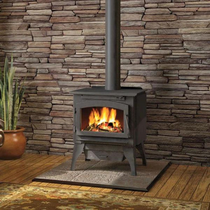 Napoleon Fireplaces Timberwolf Economizer Medium Wood Burning Stove, Black, Napoleon, 26", 2200-1