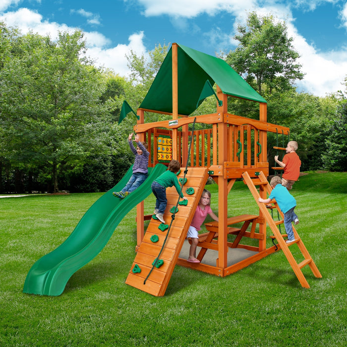 Gorilla Playsets Chateau Tower Swing Set - 01-0061-AP-1