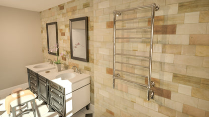 Amba Heated Towel Rack Model T-2040 Height 42″ - T-2040BN