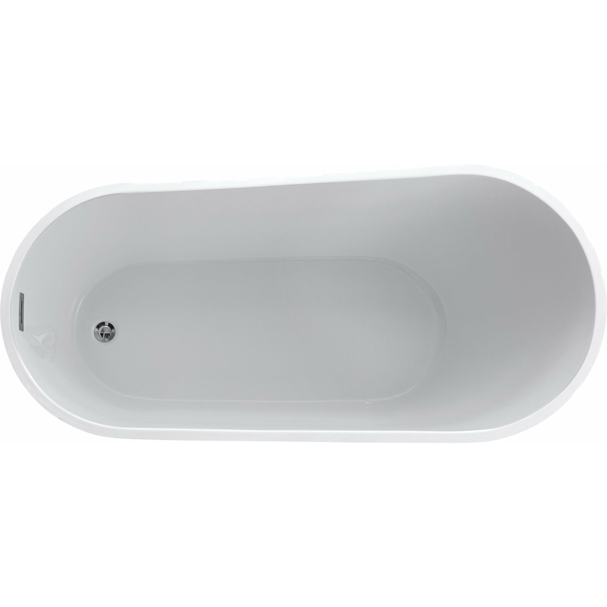 Anzzi Trend Series 5.58 ft. Freestanding Bathtub in White FT-AZ093 - FT-AZ093