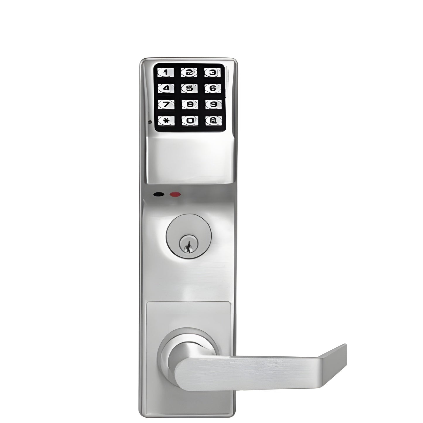 Alarm Lock Trilogy Classroom Mortise Lever Set w/ High Capacity Audit Trail - US26D - Satin Chrome - Right Handed - Grade 1 - ALL-DL3500CRR-26D