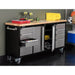 Trinity TLS-7205 72x19 Black & Stainless Steel Rolling Workbench - TLS-7205