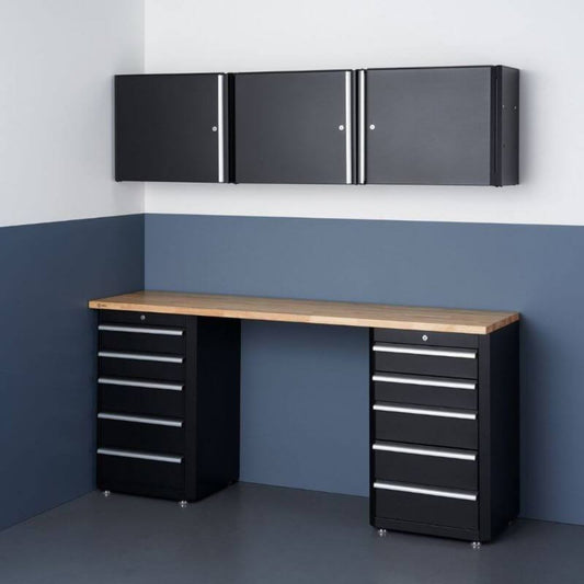 Trinity TLSPBK-0617 (6-Piece) Garage Drawer Set Black -  TLSPBK-0617