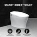 Trone Neodoro Elongated White Luxury Toilet With Smart Bidet and Remote Control - 793202