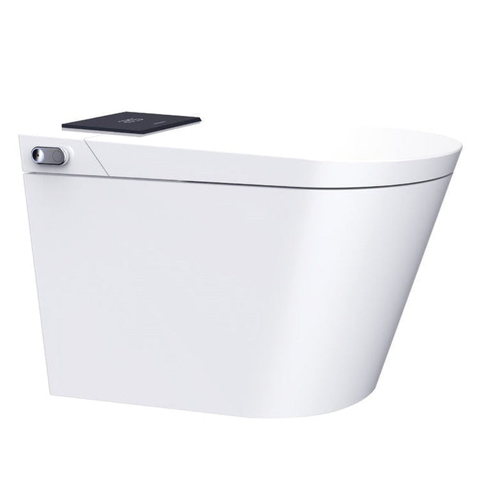 Trone Nobelet Elongated Classic White Luxury Toilet With Smart Bidet and Remote Control - 820444