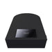 Trone Nobelet Elongated Matte Black Luxury Toilet With Smart Bidet and Remote Control - 820443