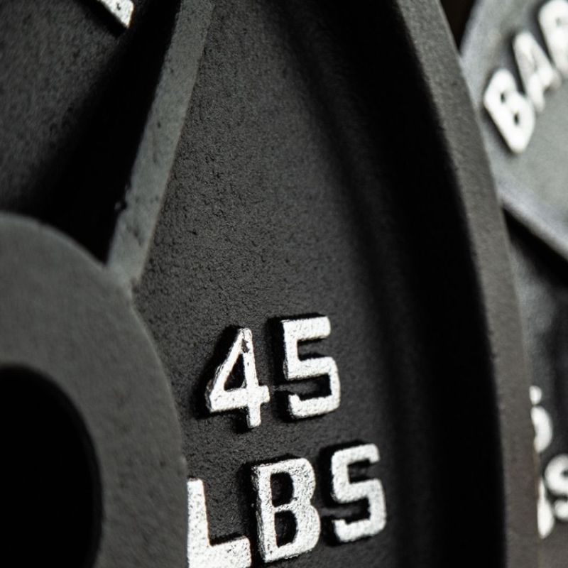 Troy BO Economy Black Cast Iron Olympic Plate