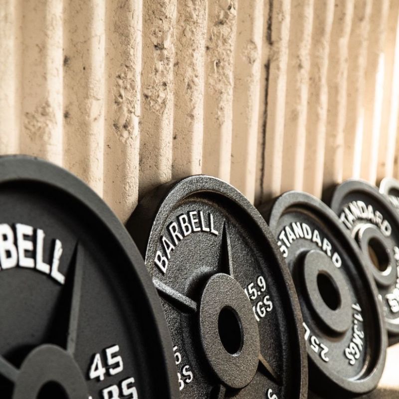 Troy BO Economy Black Cast Iron Olympic Plate