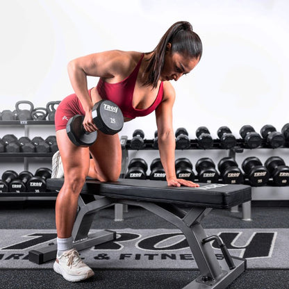TROY TSD-U 12-Sided Urethane Encased Dumbbell