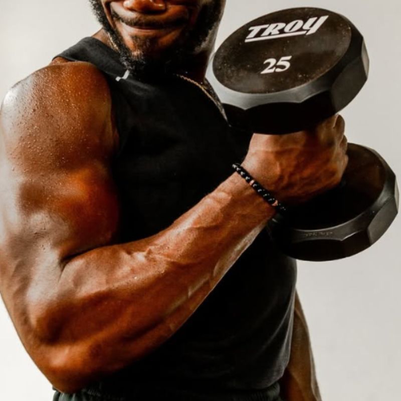 TROY TSD-U 12-Sided Urethane Encased Dumbbell