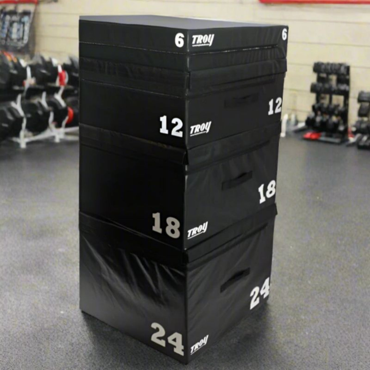 Troy T-PLYO Padded Black Plyo Box - T-PLYO-6