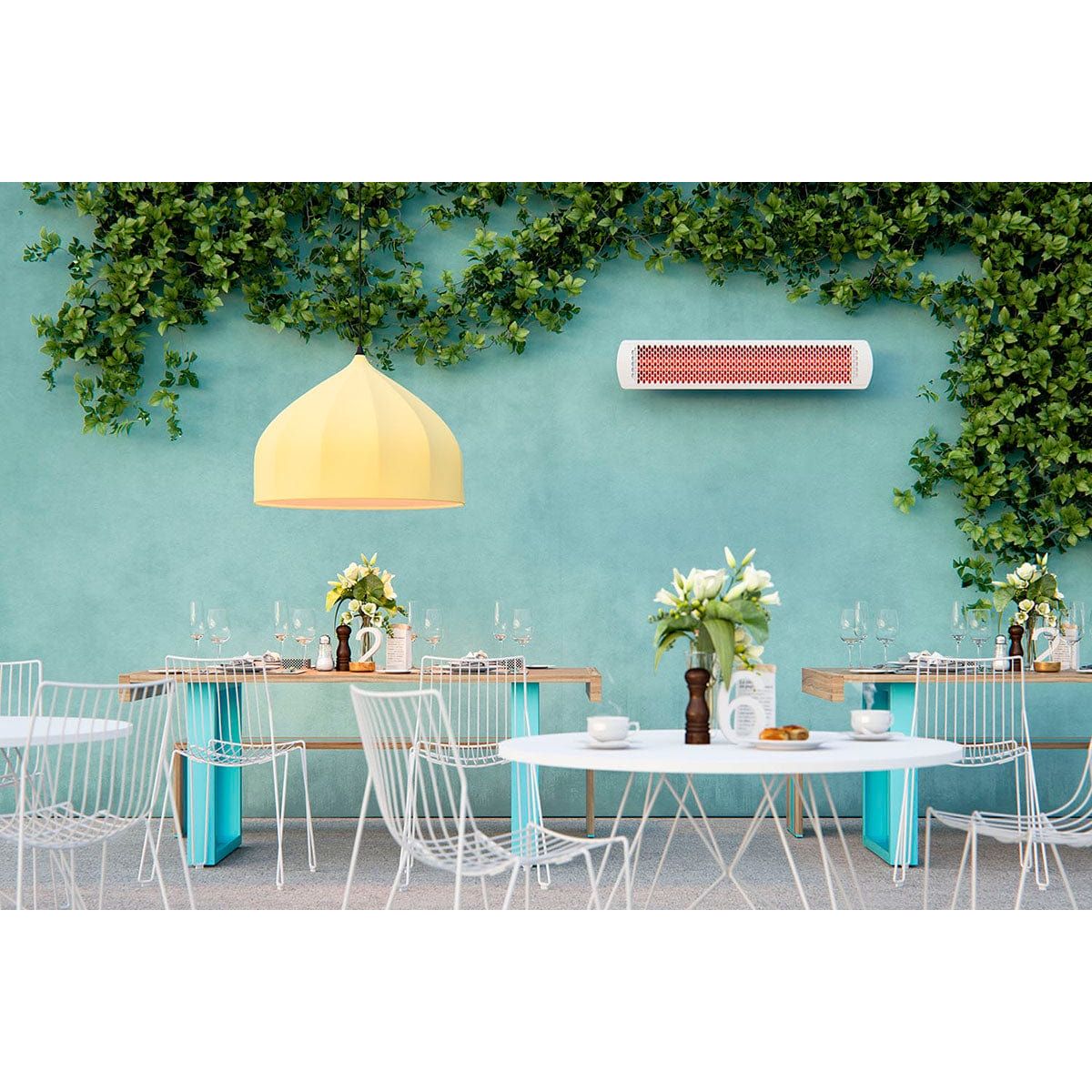 Bromic Tungsten Smart-Heat 4000 Watt Radiant Infrared Outdoor Electric Heater | White - BH0420012