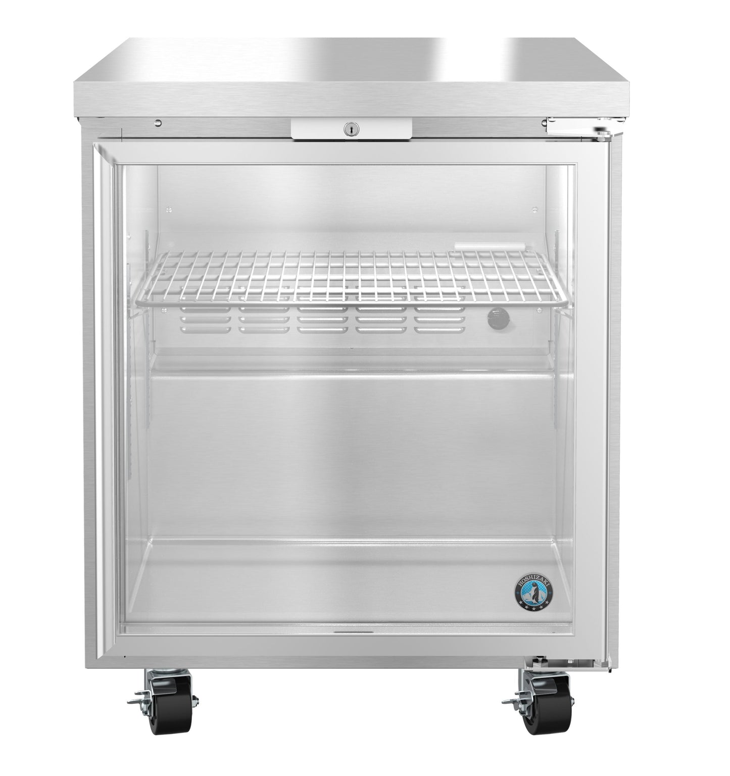 Hoshizaki 27" Wide 1 Glass Door Undercounter Freezer - UF27B-GLP01