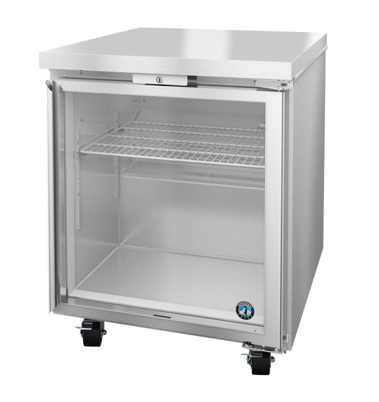 Hoshizaki 27" Wide 1 Glass Door Undercounter Freezer - UF27B-GLP01