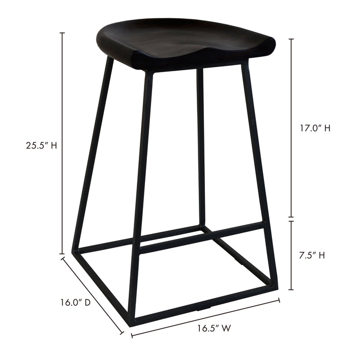 Moe's Home Collection Set of Two Jackman Counter Stool UH-1010-20