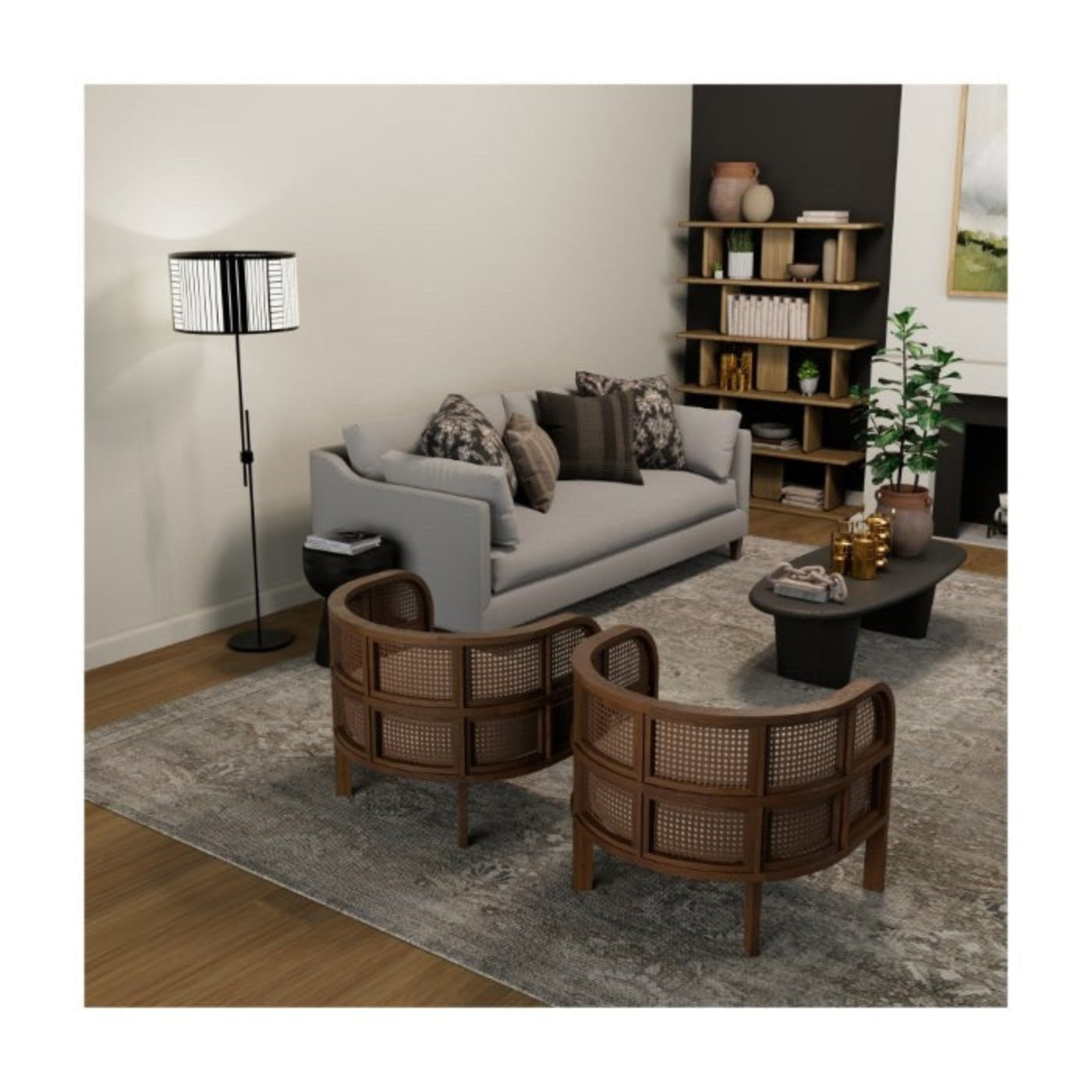 Union Home Laurel Shelving - Natural  - LVR00334