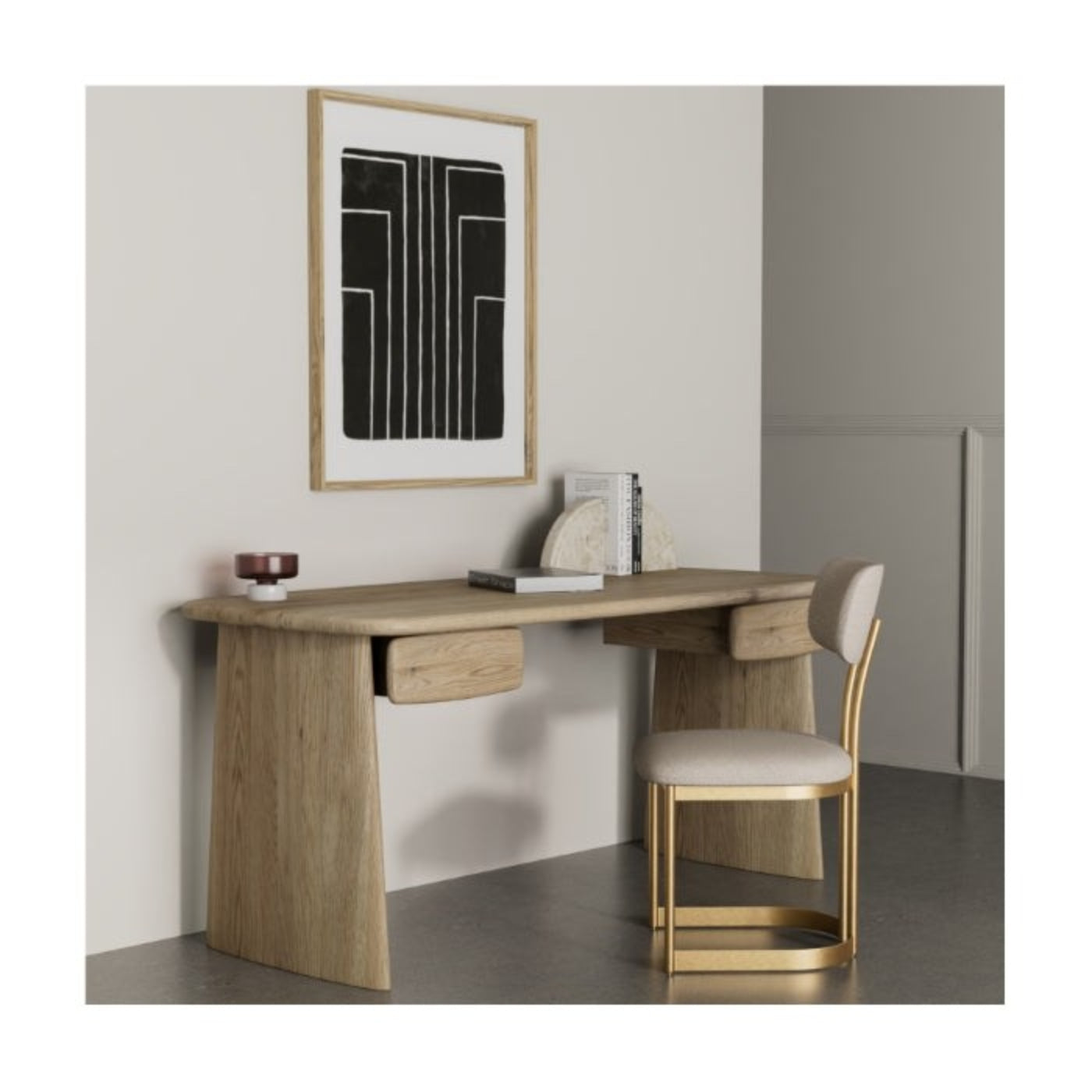 Union Home Shay Chair - White  - DIN00070