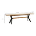 Moe's Home Collection Nevada Bench UR-1007-03