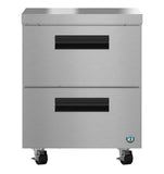 Hoshizaki 27" Wide 2 Drawer Undercounter Refrigerator - UR27B-D2