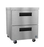 Hoshizaki 27" Wide 2 Drawer Undercounter Refrigerator - UR27B-D2