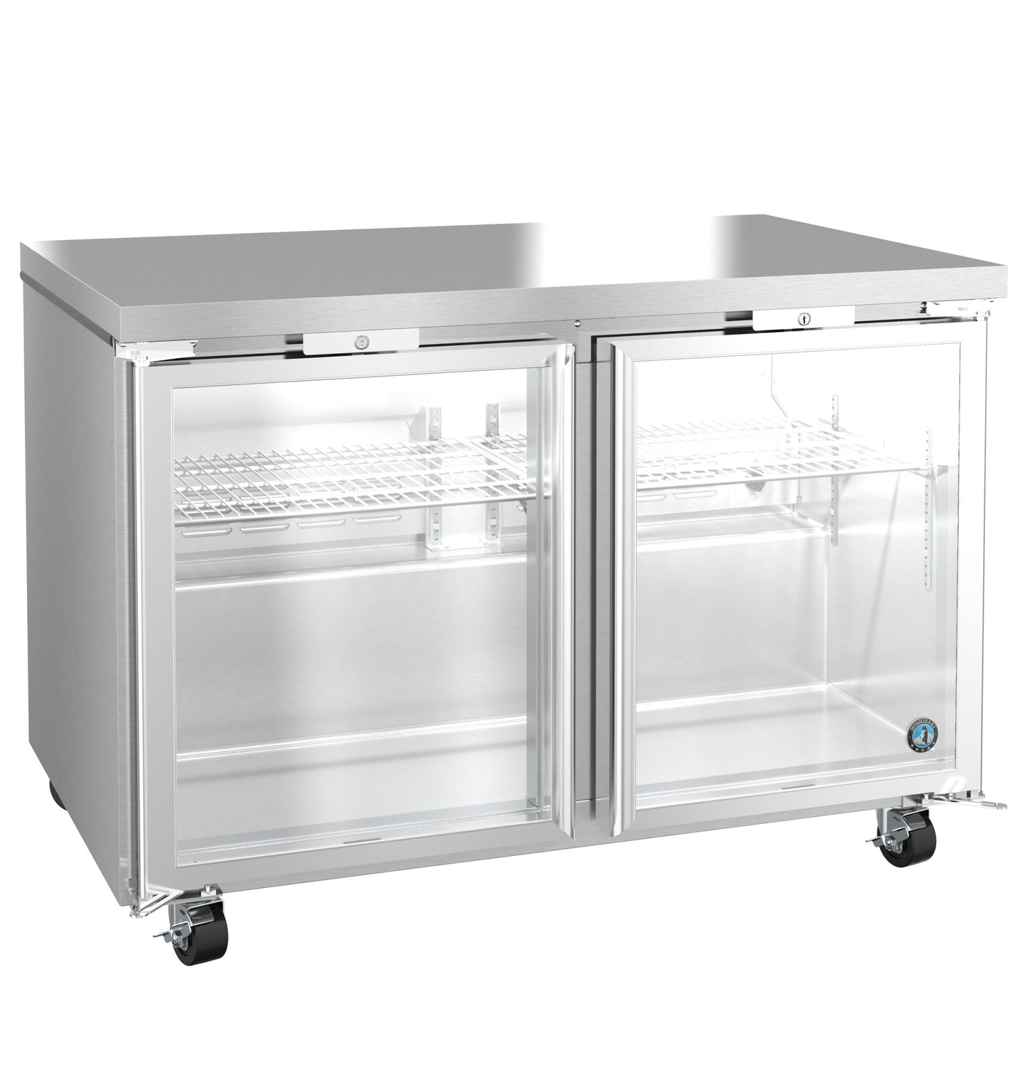 Hoshizaki UR48B-GLP01| 48" Wide 2 Glass Door Undercounter Refrigerator - UR48B-GLP01