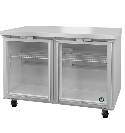 Hoshizaki UR48B-GLP01| 48" Wide 2 Glass Door Undercounter Refrigerator - UR48B-GLP01