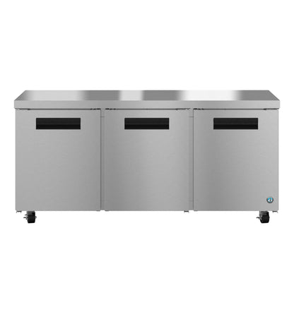 Hoshizaki 72" Wide 3 Door Undercounter Refrigerator - UR72B