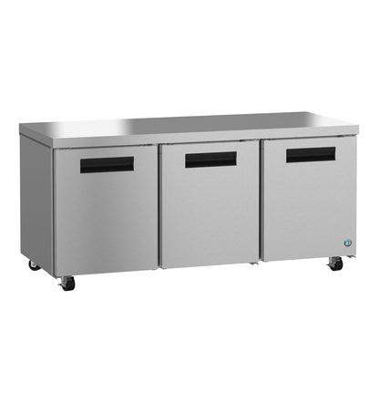 Hoshizaki 72" Wide 3 Door Undercounter Refrigerator - UR72B
