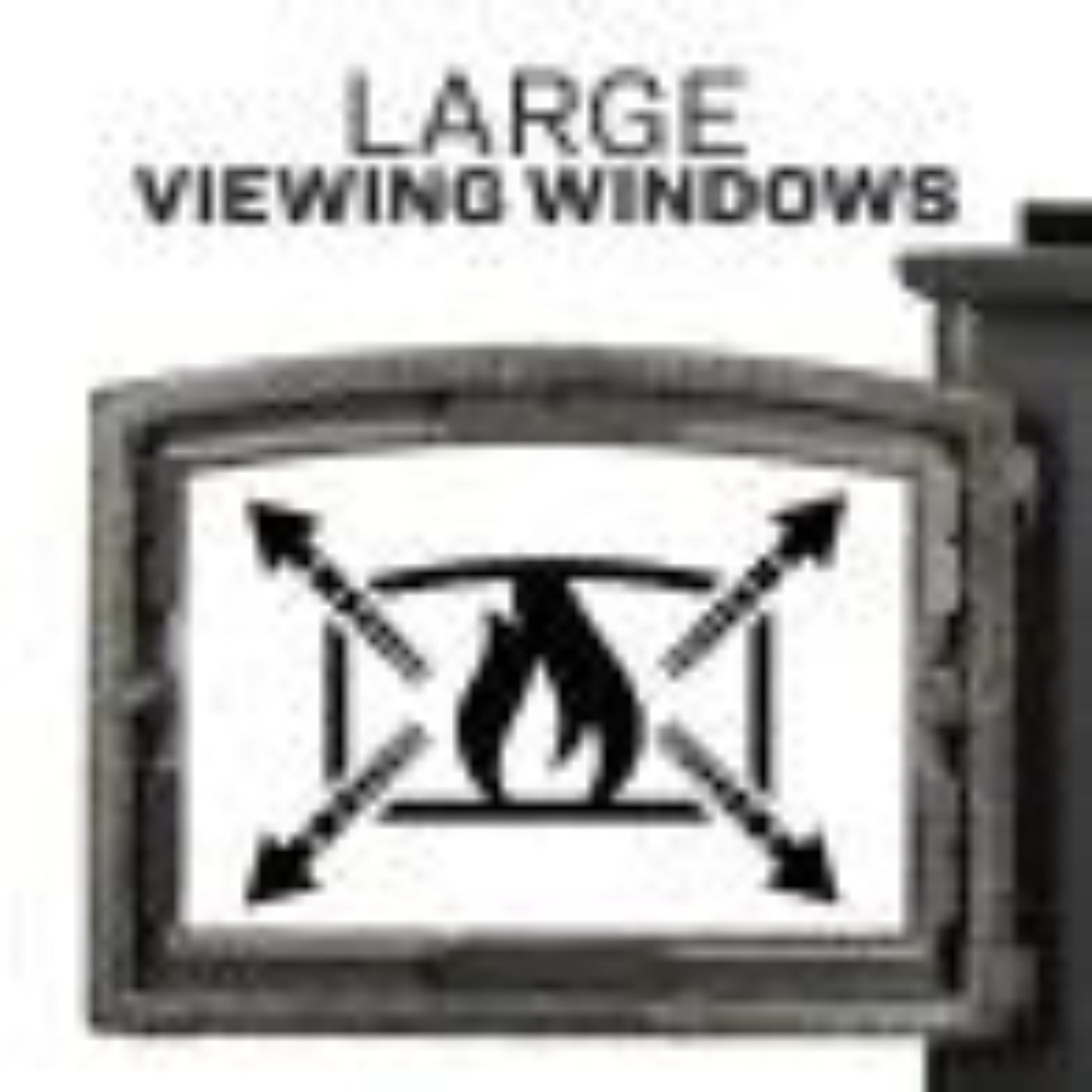 US Stove 2,000 Sq. Ft. Pedestal Wood Stove -SKU_1769009238838_888