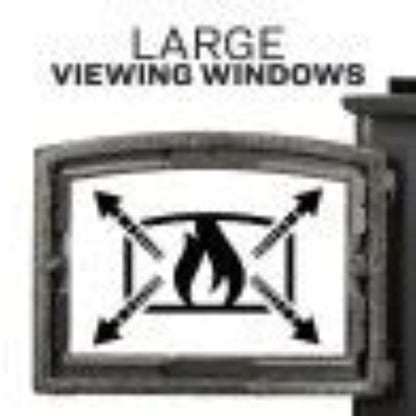 US Stove 2,000 Sq. Ft. Pedestal Wood Stove -SKU_1769009238838_888