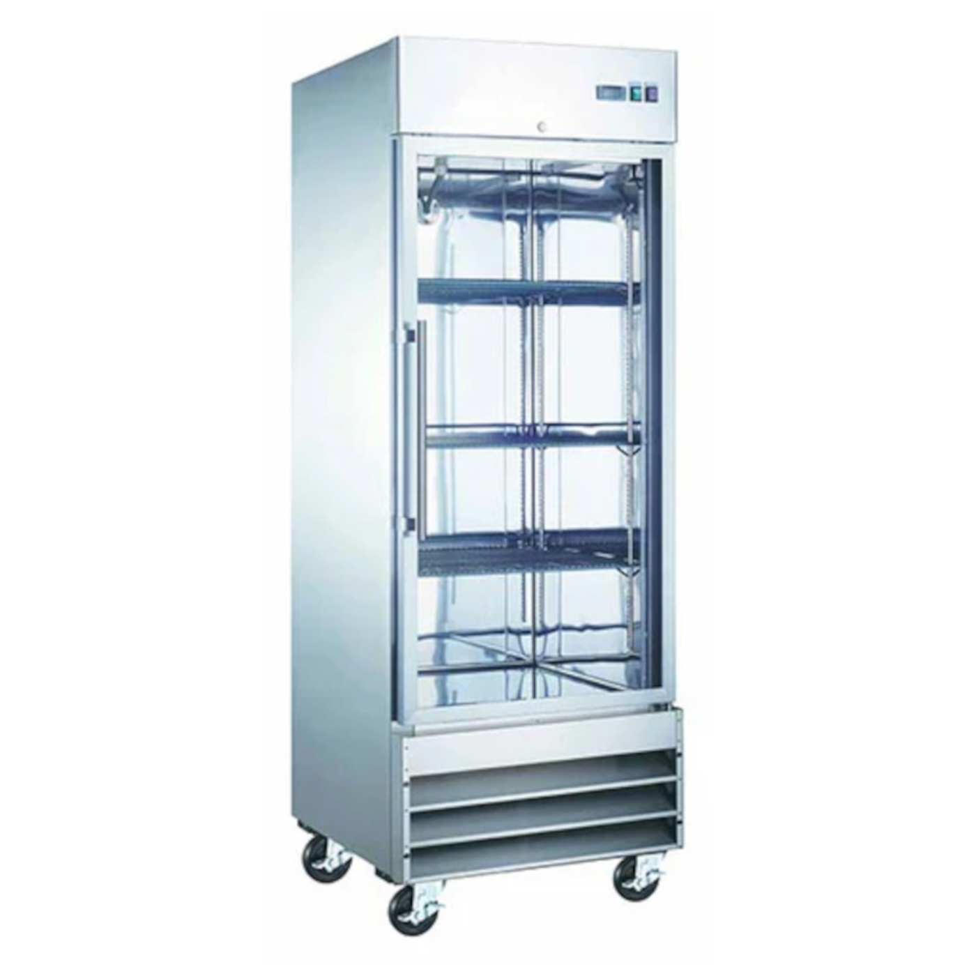 Adcraft USRF-1D-G U-Star Single Glass Door Reach-In Refrigerator - ACUSRF1DG