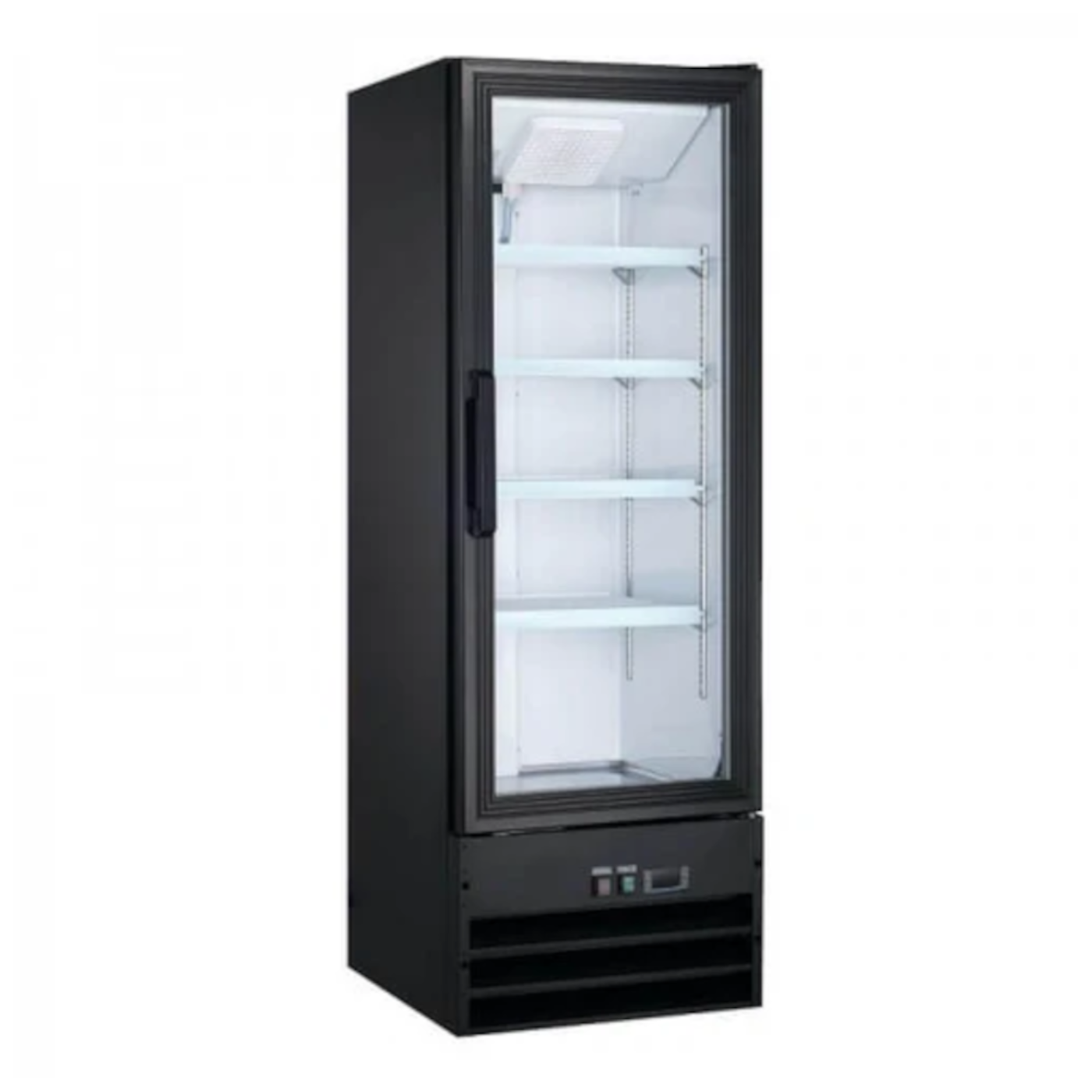 Adcraft USRFS-1D/22 U-Star Single Section Glass Door Merchandiser Refrigerator - ACUSRFS1D22