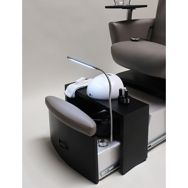 Belava Element Pedicure Chair with Plumbing - CH-ELM-PL-TBK