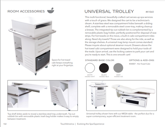Touch America UNIVERSAL SPA TROLLEY (41060-LQ-65)